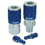 Legacy LX55A72410C Model A72410C–1/4" Body x 1/4" NPT Female (1 piece) – Blue Automotive Coupler Hot on Sale